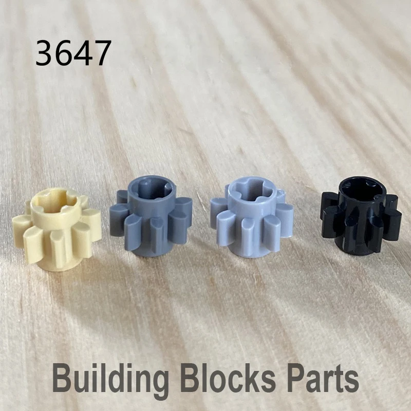

50PCS New Version 8-tooth Gear Differential Gears Building Blocks MOC Technical Parts Compatible Bricks Modified Toys 3647