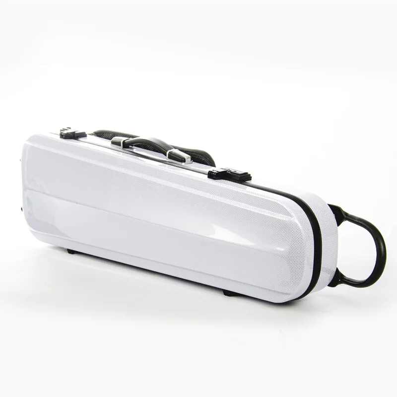 CHRISTINA High Quality Violin Case 4/4 Size White/Black Available Carbon Fiber NEW Style with Password Lock Music Bag VB112