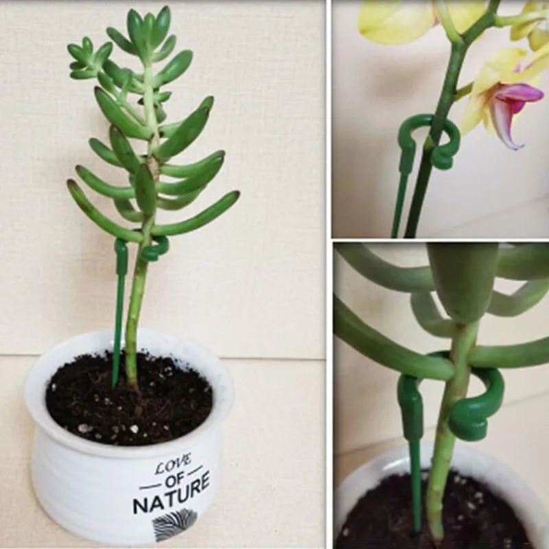 5pcs/10pcs Plastic Plant Supports Flower Stand Reusable Protection Fixing Tool Gardening Supplies For Vegetable Holder Bracket