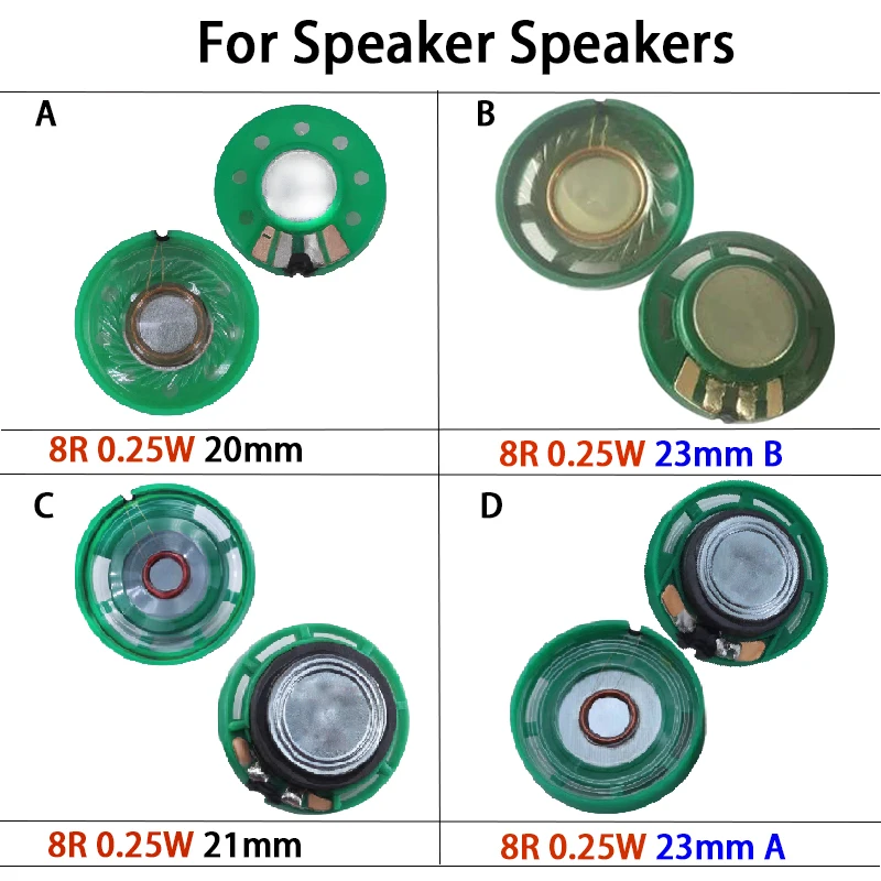 Yuxi 2pcs für Spielzeug lautsprecher 20/b23mm innerer magnetischer Türklingel lautsprecher/21/a23mm äußerer magnetischer Türklingel lautsprecher Soundsystem