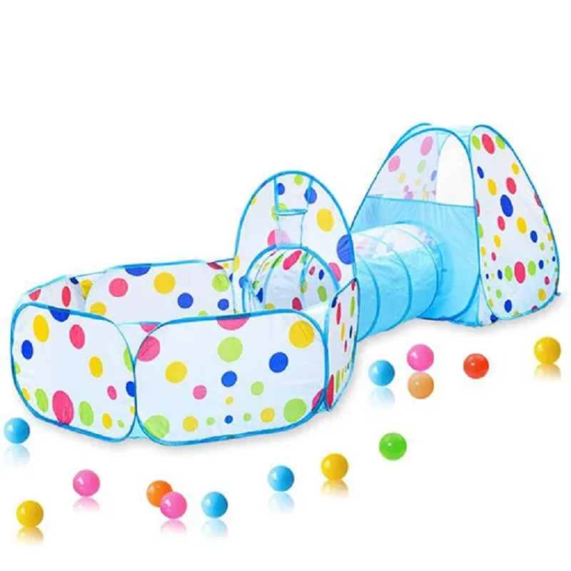 Tenda da gioco portatile per bambini Tenda da gioco per piscina con palline asciutte per bambini all'aperto per interni Tenda da gioco per bambini di nuovo stile senza palla