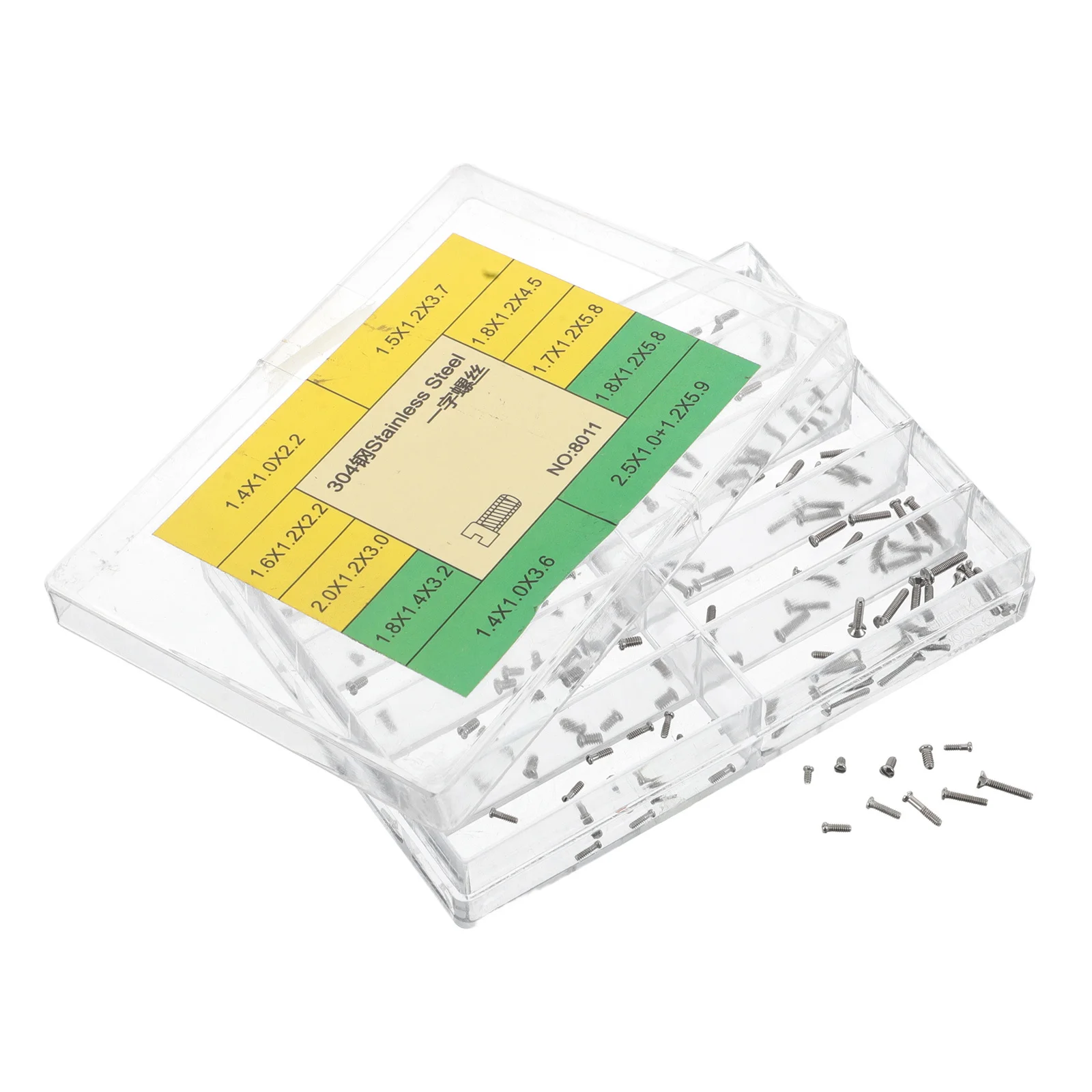 

1 Set Watch Repair Screw Kit Steel Precision Flat Head Lug Bar Back Cover Clasp Link Replacement Screws Watch Strap Screws