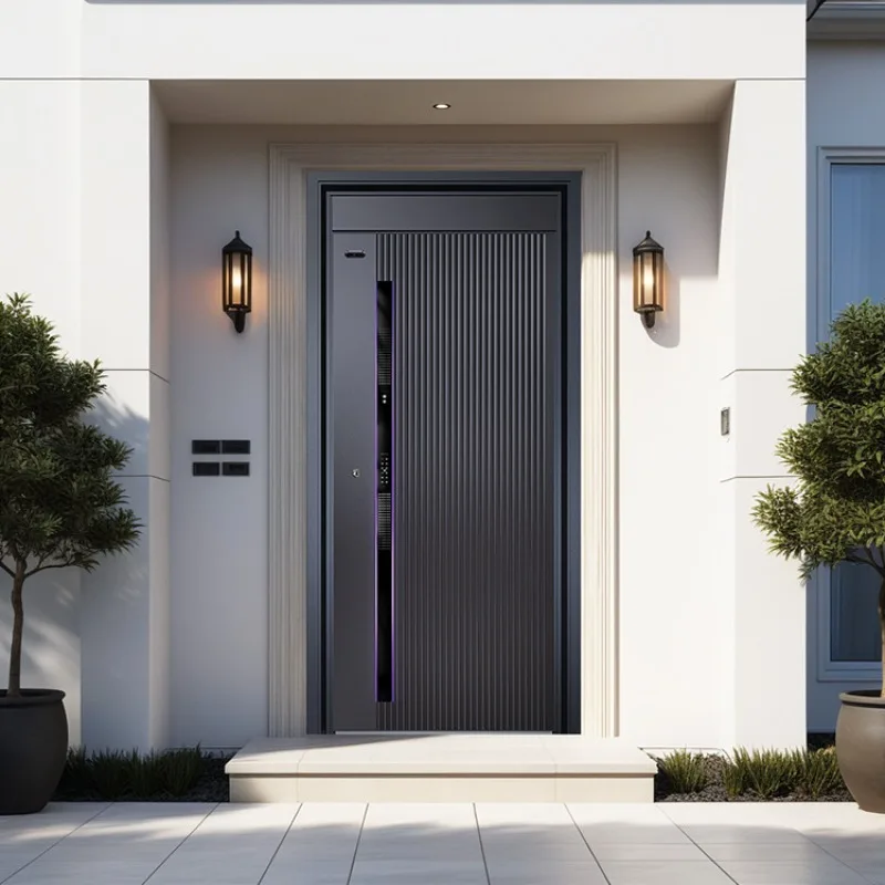 Digital Smart Lock Modern Main Entrance Security Door