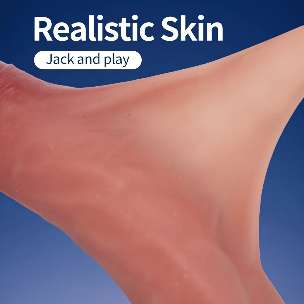 قضبان اصطناعية واقعية الجلد انزلاق القلفة دسار كبير القضيب اختراق المكونات الشرج المهبل محفز الكبار ديك الجنس لعب للنساء الرجال #4