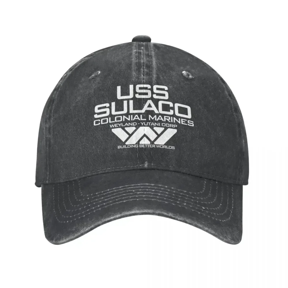 

Vintage Jeans USCSS Nostromo Alien Sulaco Colonial Marines Aliens Baseball Cap For Men Women Hats Snapback Casquette