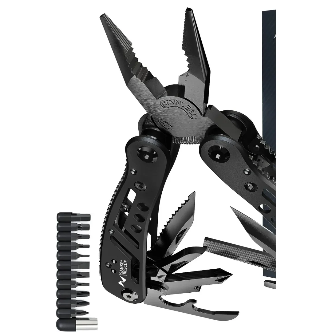 

24 in 1 Multifunctional Universal Diagonal Pliers Hardware Wire Cutters Professional Electrician Anti Slip Durable Repair Tools