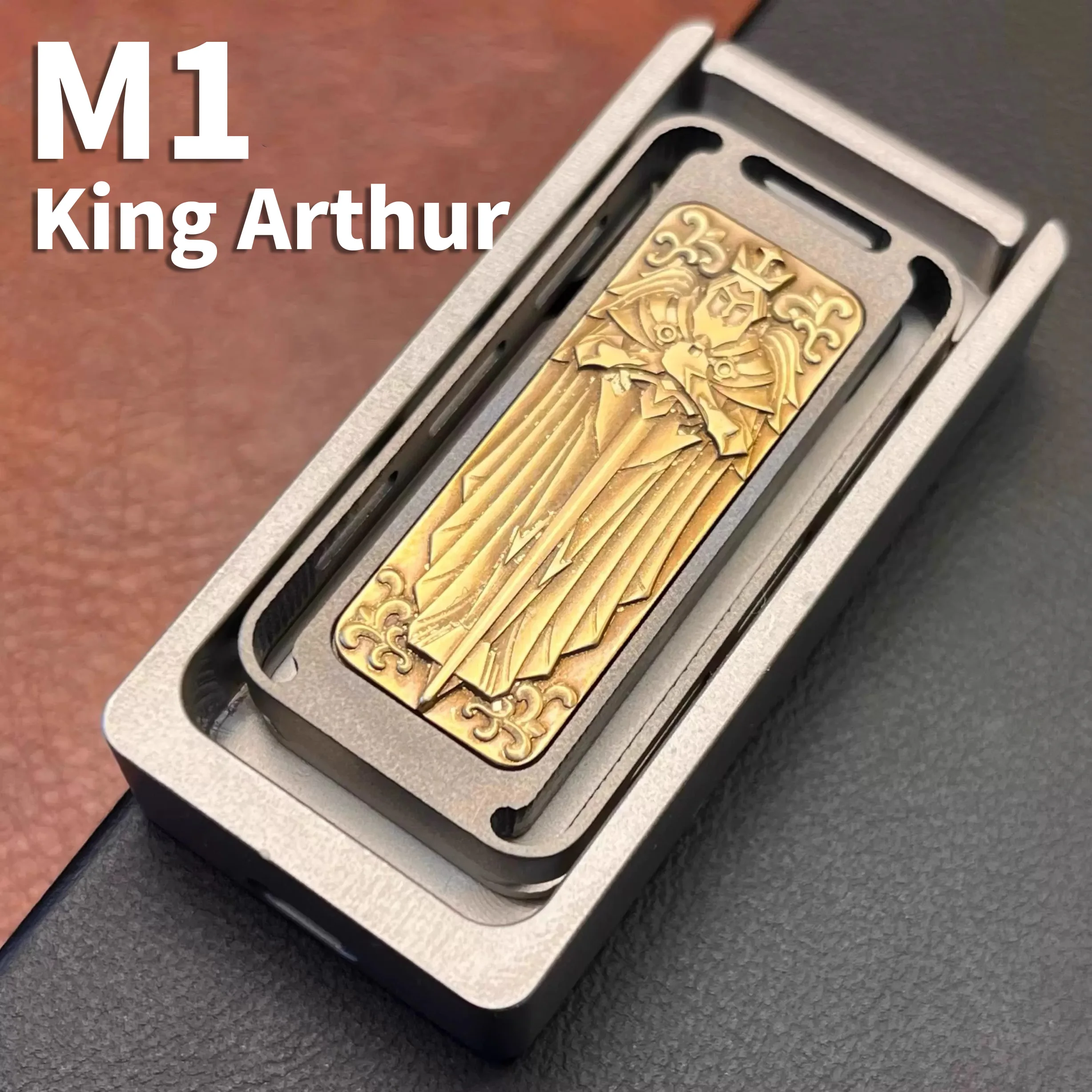 

King Arthur EDC игрушка-карта с функцией настройки вилки Артефакт снятия стресса Металлические игрушки для снятия стресса