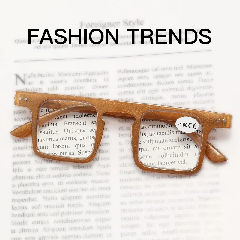 

2pcs Vintage Blue Light Blocking Glasses for Reading Stylish Relieve Eyestrain Women Men +1.0 to +4.0 Diopter Options