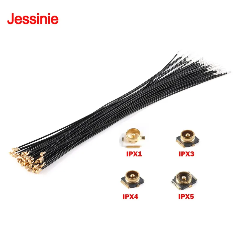 50Pcs/2pcs IPX1 IPX3 IPX4 IPX5 2.4G IPX UFL Seat U.FL-R-SMT Antenna Terminal Wire Cable Connector for WIFI/GSM/3G/GPS/4G Module
