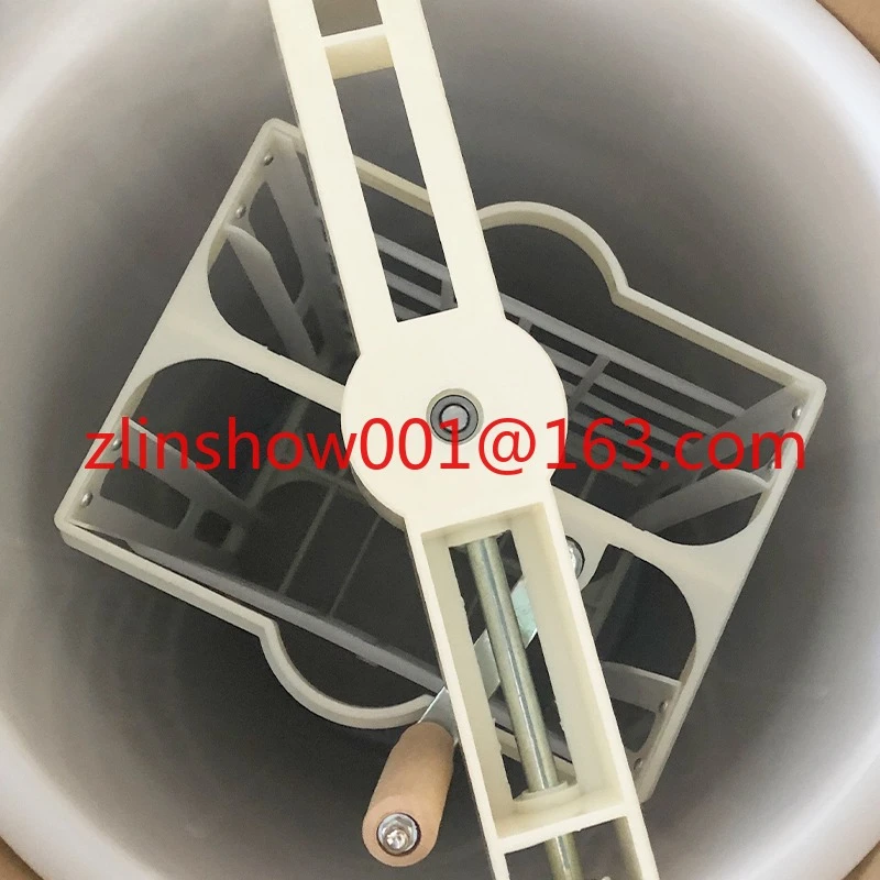 Extractor de miel usado, máquina de procesamiento de miel de abeja Radial Reversible Manual de plástico de 2 marcos, Spinner de extracción a la venta