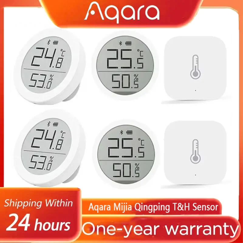 

Aqara Mijia Qingping Temperature Humidity Sensor Smart Air Pressure Environment Control Zigbee Smart Home For Xiaomi APP Mi home