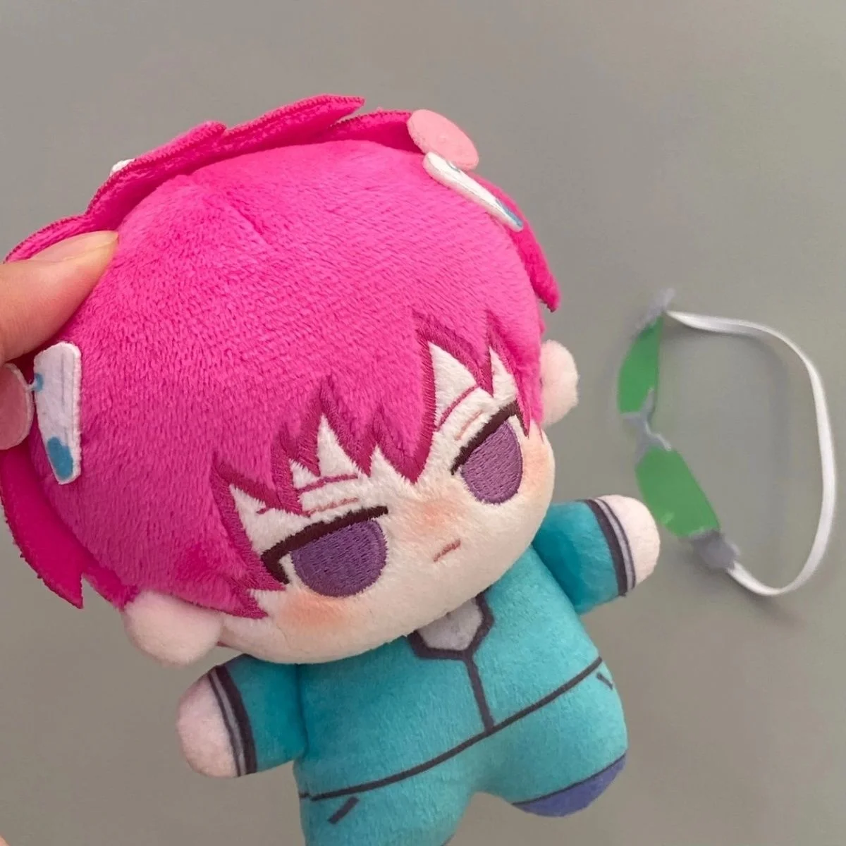 만화 Saiki Kusuo 플러시 Saiki K의 비참한 삶 인형 인형 불가사리 바디 애니메이션 피규어 펜던트 키 체인 어린이를위한 선물