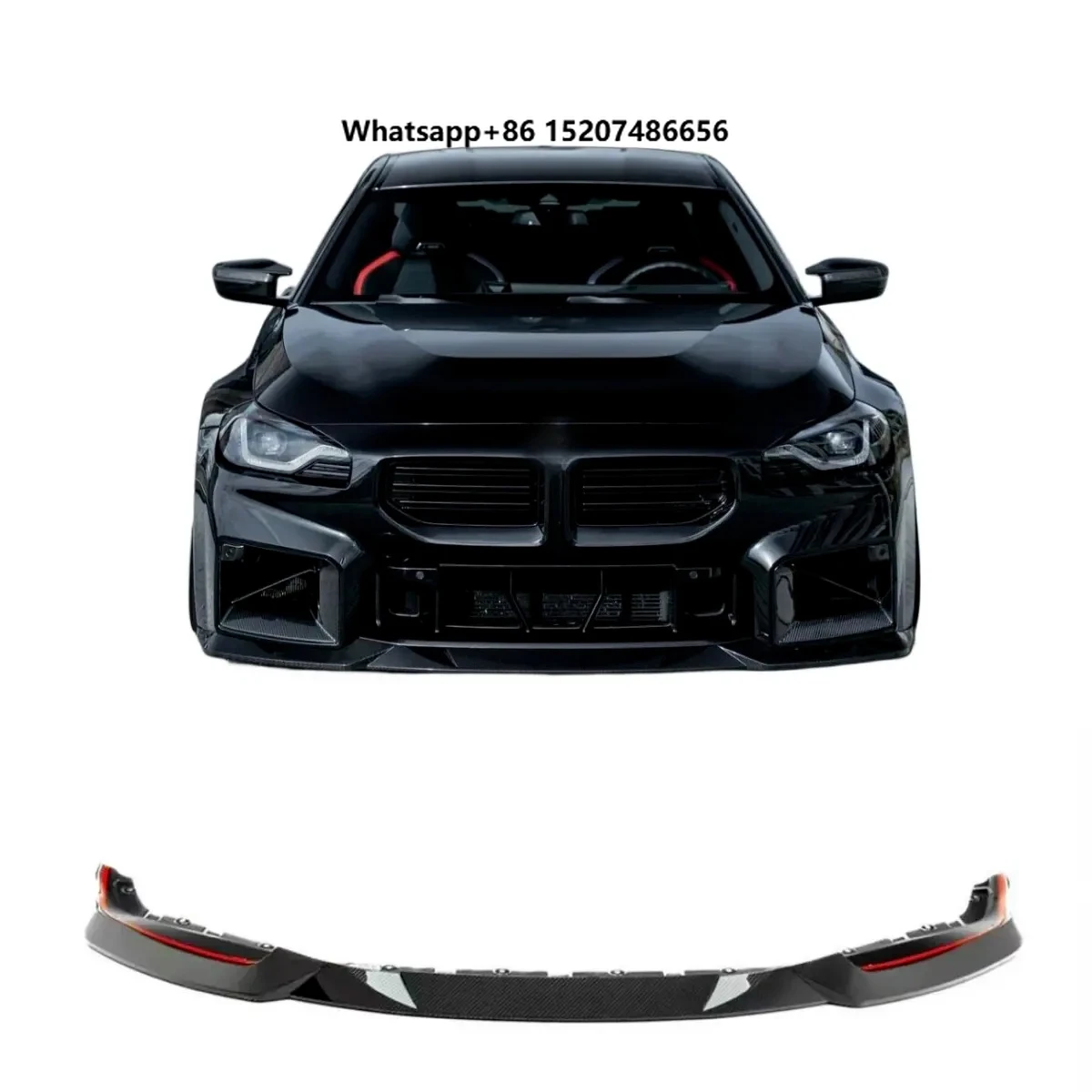 

R44 Style Dry Carbon Fiber Front Bumper Lip Dry Carbon Fiber Front Lip 2023-2024