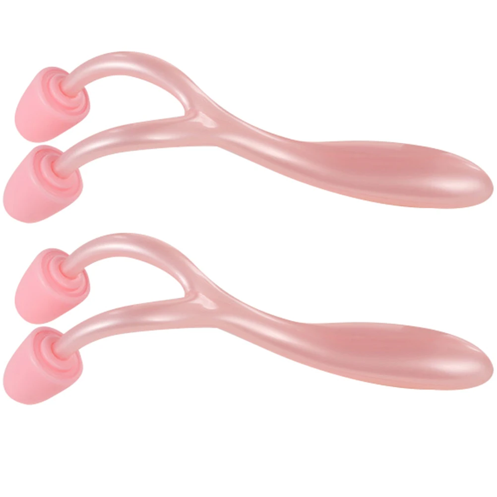 قطعتان من أدوات تجميل الوجه، مدلك تشكيل الأنف، عصا عجلة التدليك، أسطوانة أنف التجميل، أداة العناية بالبشرة للنساء