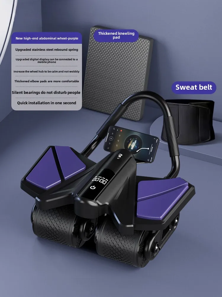 عجلة البطن الجديدة معدات تمارين عجلة البطن الذكية #6