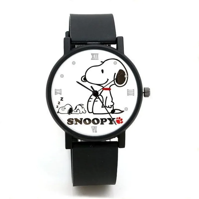 Disney snoopy cartoon watch sports male and female student quartz watch Frozen  Elsa couple cute creative holiday birthday gift