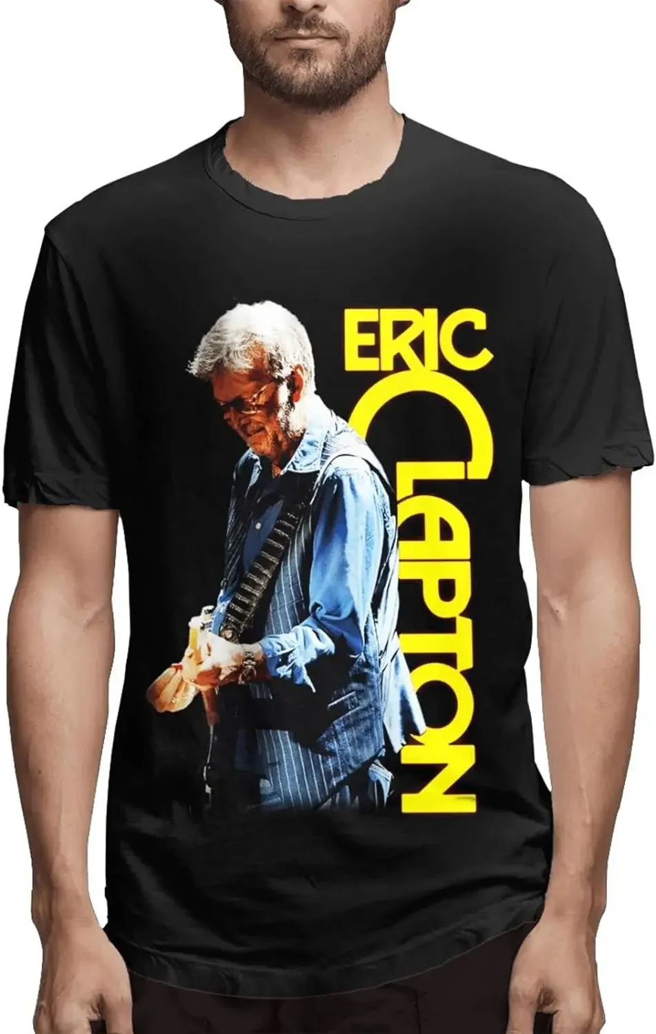 

Eric Singer Clapton T-Shirts Youth & Adult Men Men Short Sleeve T-Shirts, Crewneck Top Funny Shirt Novelty Fitness Custom Tees