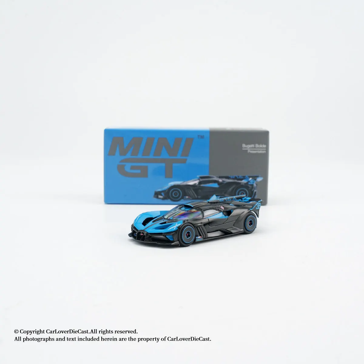 

Diecast MINIGT 1:64 Scale Bolide Presentation MGT01063-CH Alloy Car Model