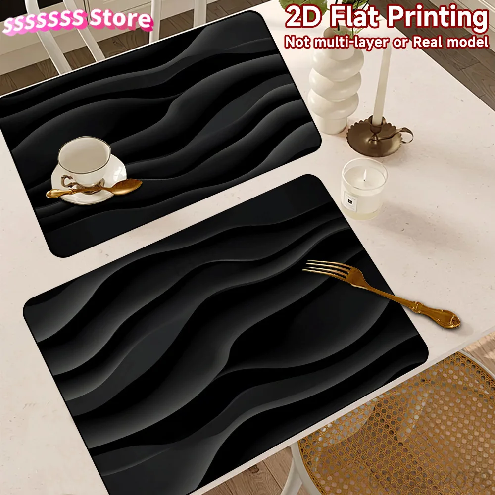 This dish drying mat traps drips from wet crockery, shielding countertops from damp marks, non-slip base prevents shifting durin