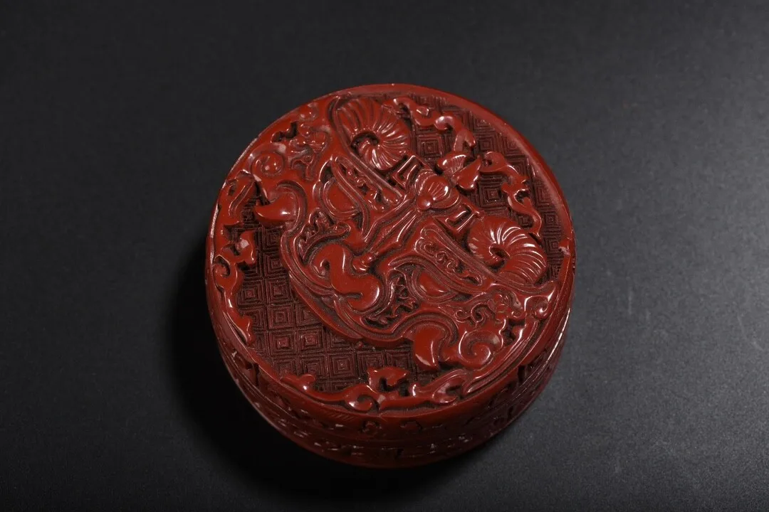 

Collection China Vintage Lacquerware Exquisite Design Keepsake Box Artwork Gift