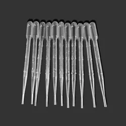 100Pcs 3ml pipetta da laboratorio contenitore graduato monouso in plastica contagocce liquido forniture da laboratorio usa e getta