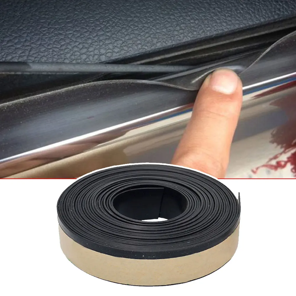 Impermeável Rubber Sealing Strip para Car Janela e Porta, Weatherstrip, Edge Trim, Janela de vidro, Auto Selos, 1m