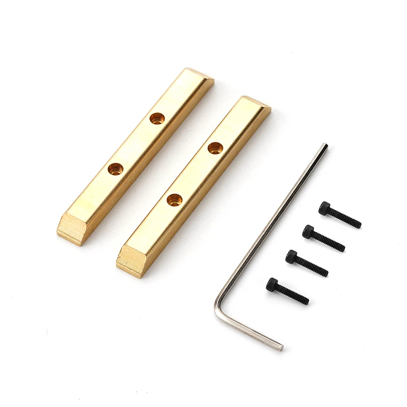 

RCGF Heavy Brass Counterweight Girder Mount Set for 1/24 RC Crawler Axial SCX24 Deadbolt Wrangler Gladiator Bronco Upgrade Parts