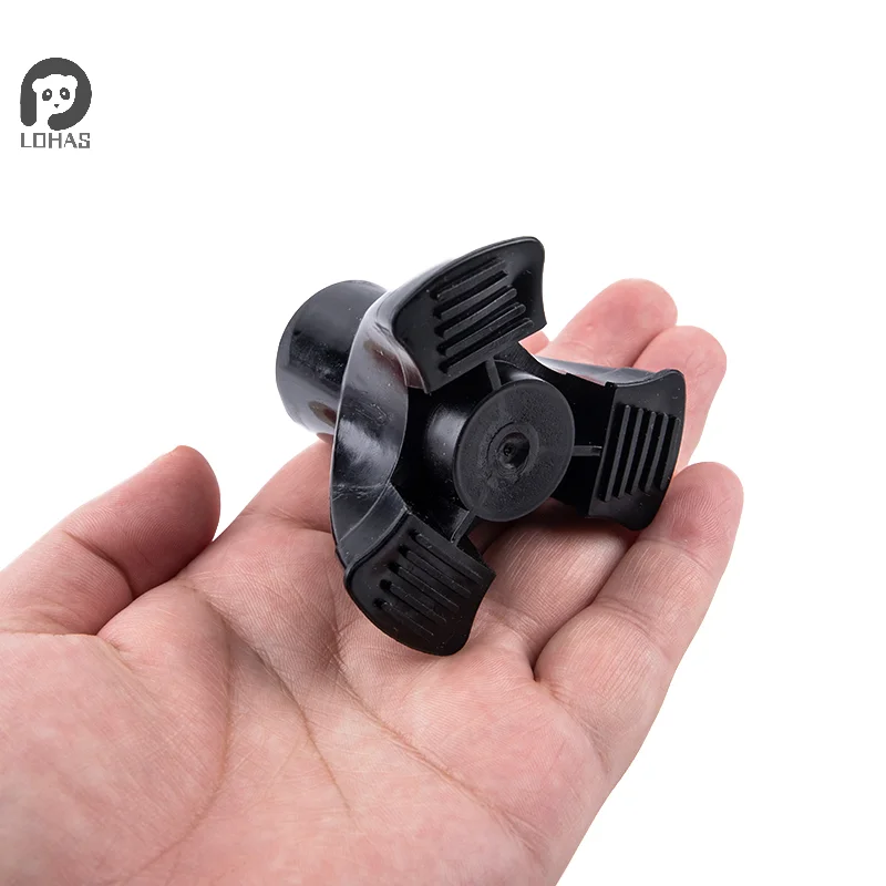 1PC 22mm Walking Stick Rubber Tip Three-Legged Rubber Cane Replacement Tip Accessory