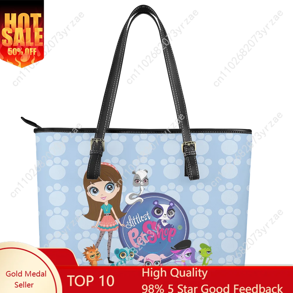 

Littlest Pet Shop Handbag Mens Womens Personalized Tote Bag Fashion Shoulder Bag Business Commuter Leather Purse Customize Bags