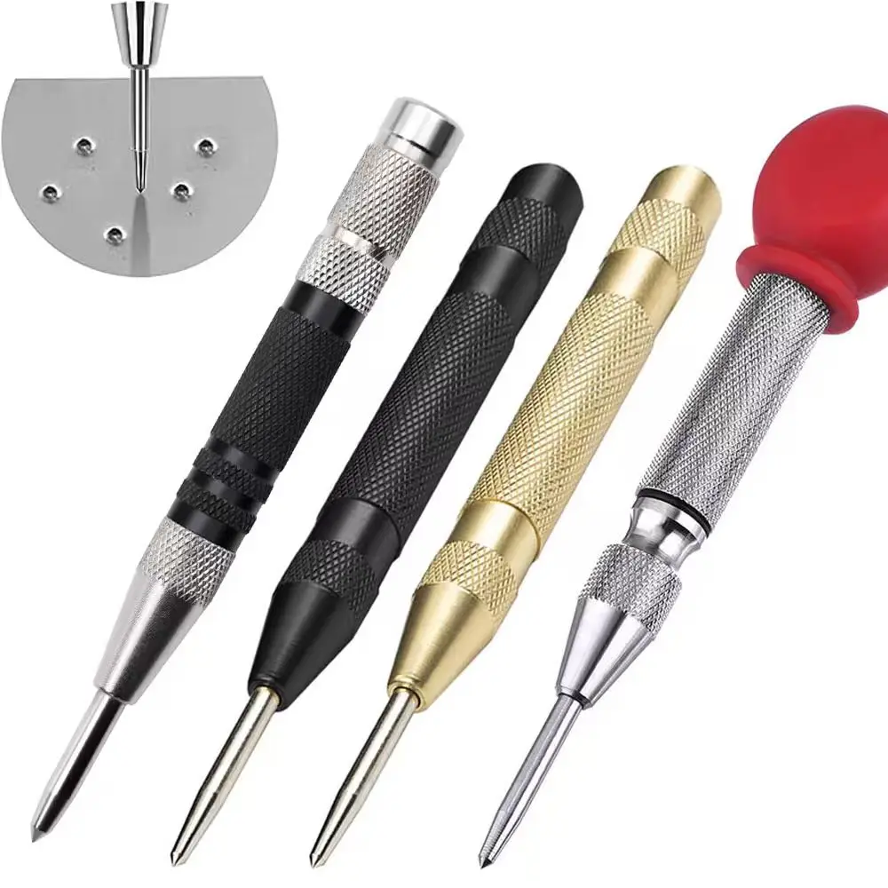 Automatic Center Punch Metal Punch Tool for Woodworking Loaded Marker Chisel Joinery Carpenter's Essential Wood Chisel