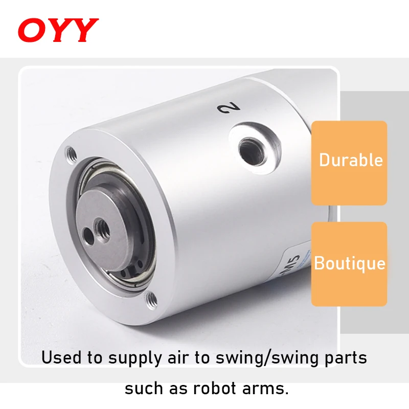 Imagem -05 - Montagem Giratória de Alta Velocidade Multi-way Joint Componentes Pneumáticos Anel Deslizante de 360 Graus Mqr2-m5 Mqr4-m5 Mqr8-m5 Mqr12-m5 Mqr16-m5