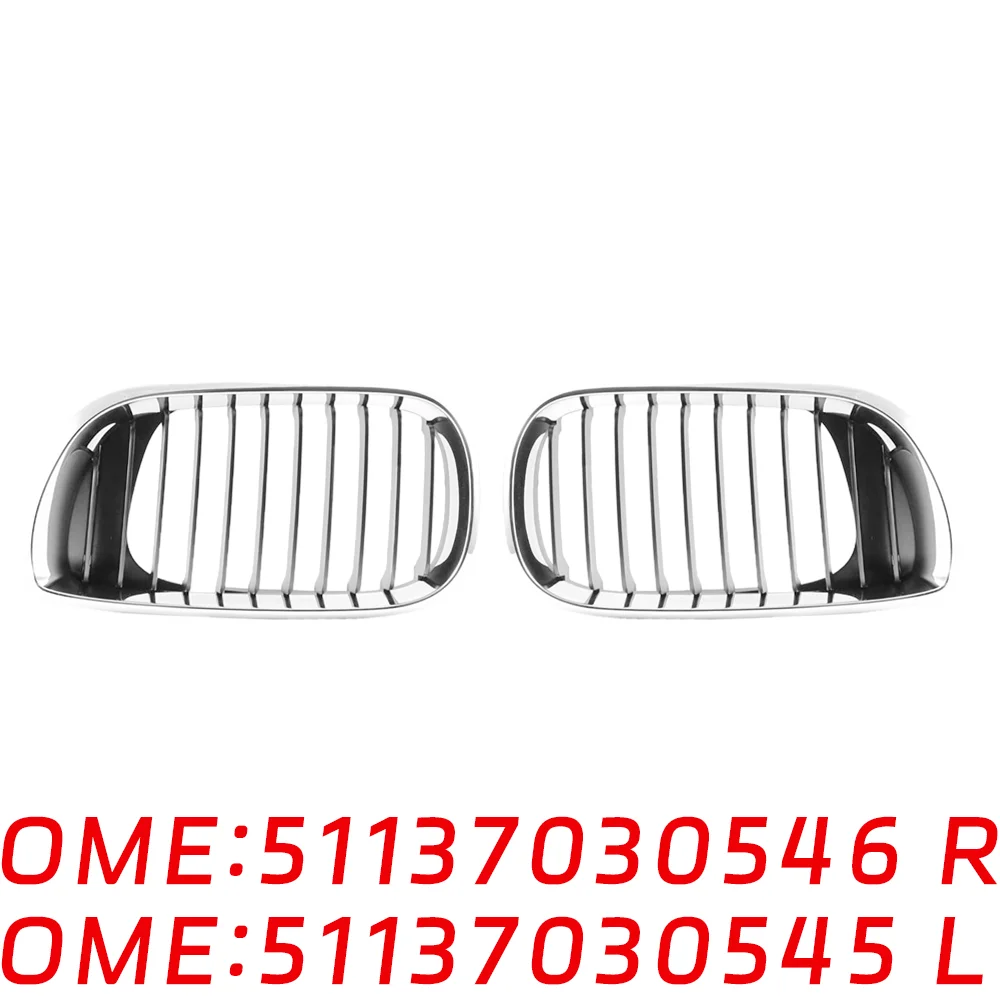 

Suitable for BMW 3 Series E46 Front decorative grille Left 51137030545 51137030546 Kidney Grille electroplating right