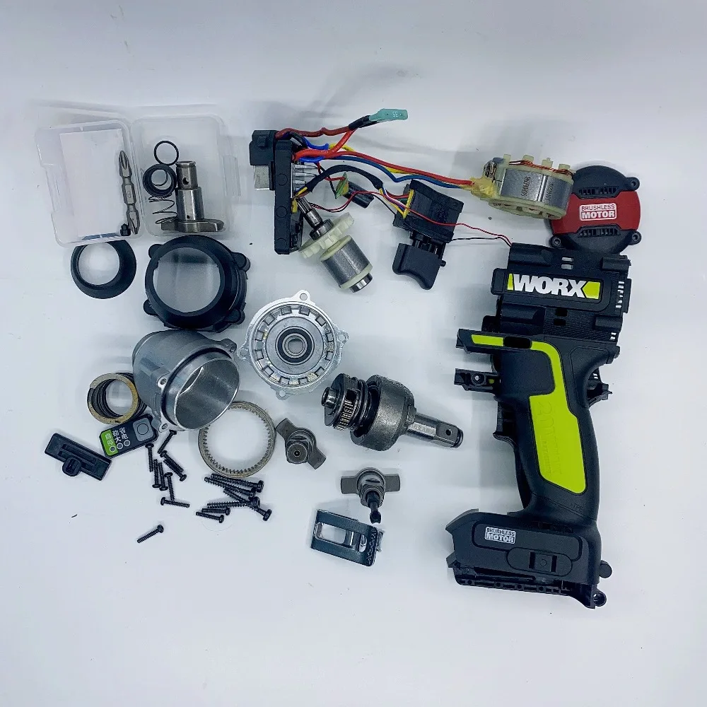 

WORX 279 Electric Wrench Repair Parts Kit Square Drive Shaft Impact Block Switch and Motor Components Power Tool Accessories