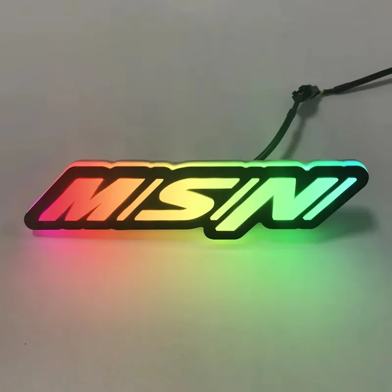 Benutzerdefinierte Anwendung Controller Leuchtendes Logo Frontgrill Abzeichen Logo Stream Light Emitting Diode Auto Stoßstange Licht