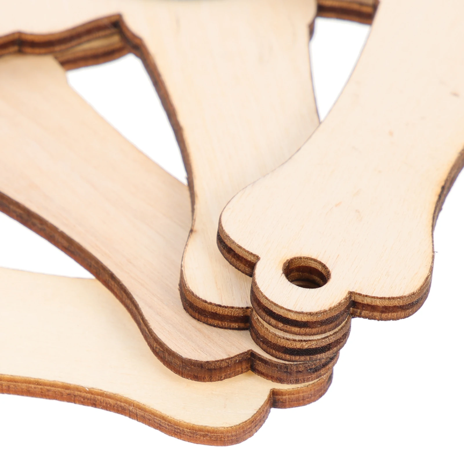 10 قطع من مرايا اليد الخشبية غير المكتملة، مشروع حرفي DIY للأطفال، مرآة صغيرة جميلة لتزيين المكتب، فكرة هدية #2