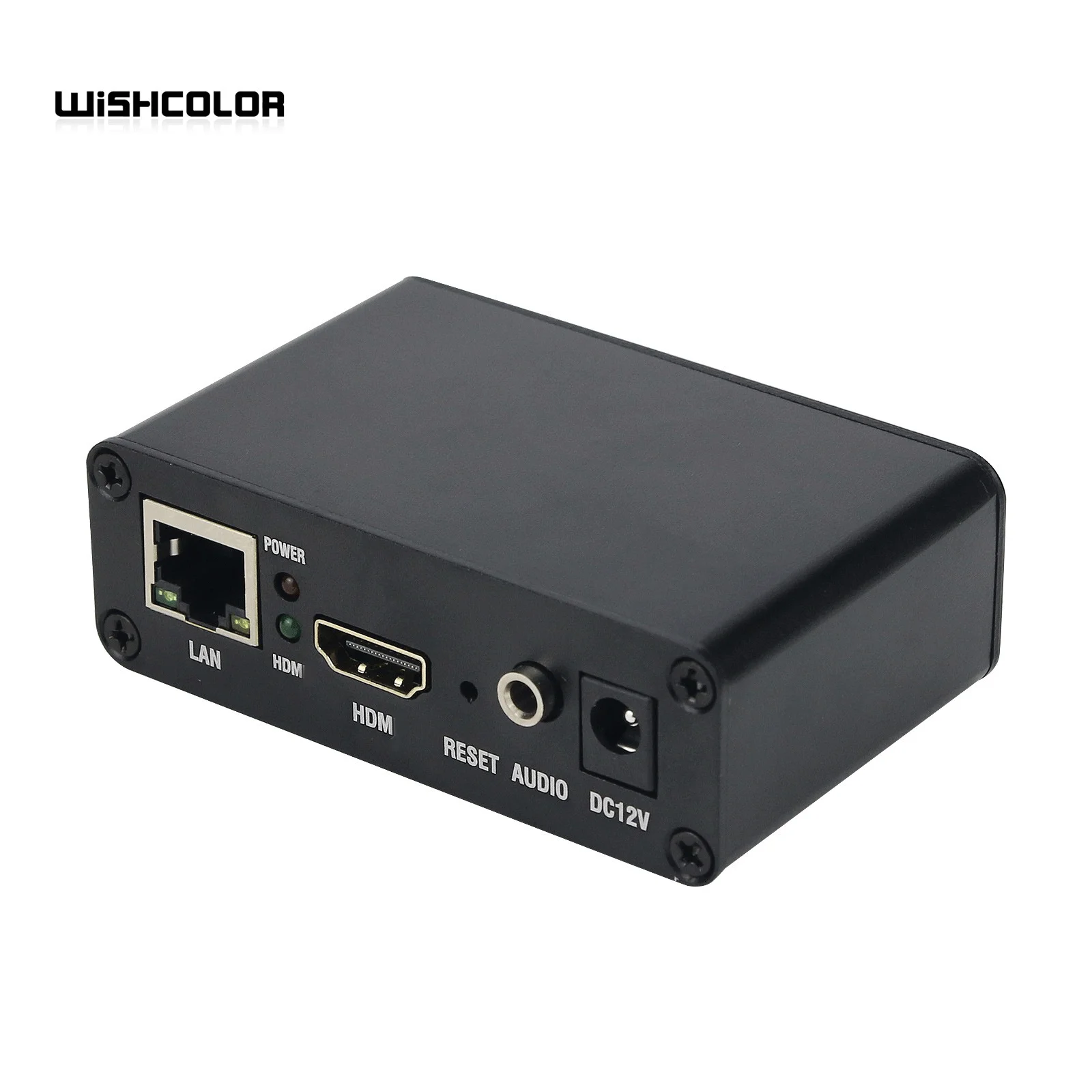 Wishcolor HDMI-compatible Encoder H265 Encoder Video Encoder HD MI to SRT/HLS Streaming for IPTV Game Live Streaming view 3