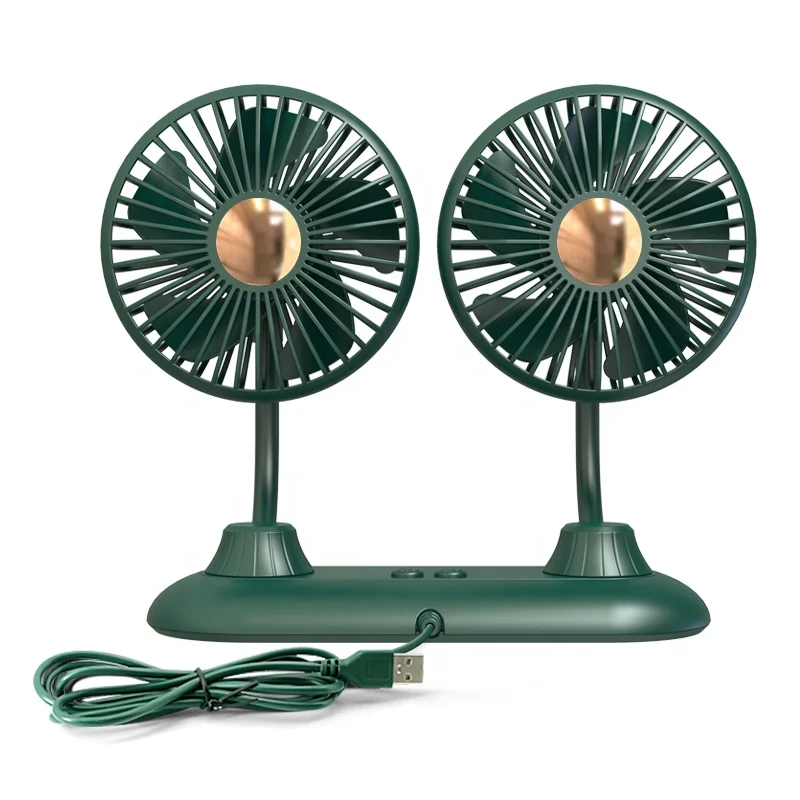 

Вентиляторы 2022 Новый дизайн Вентилятор Micro Usb Двойная головка Гибкий гибкий шланг для настольного стола 120 мм 115 мм CE Custom F503 Охлаждающий вентилятор