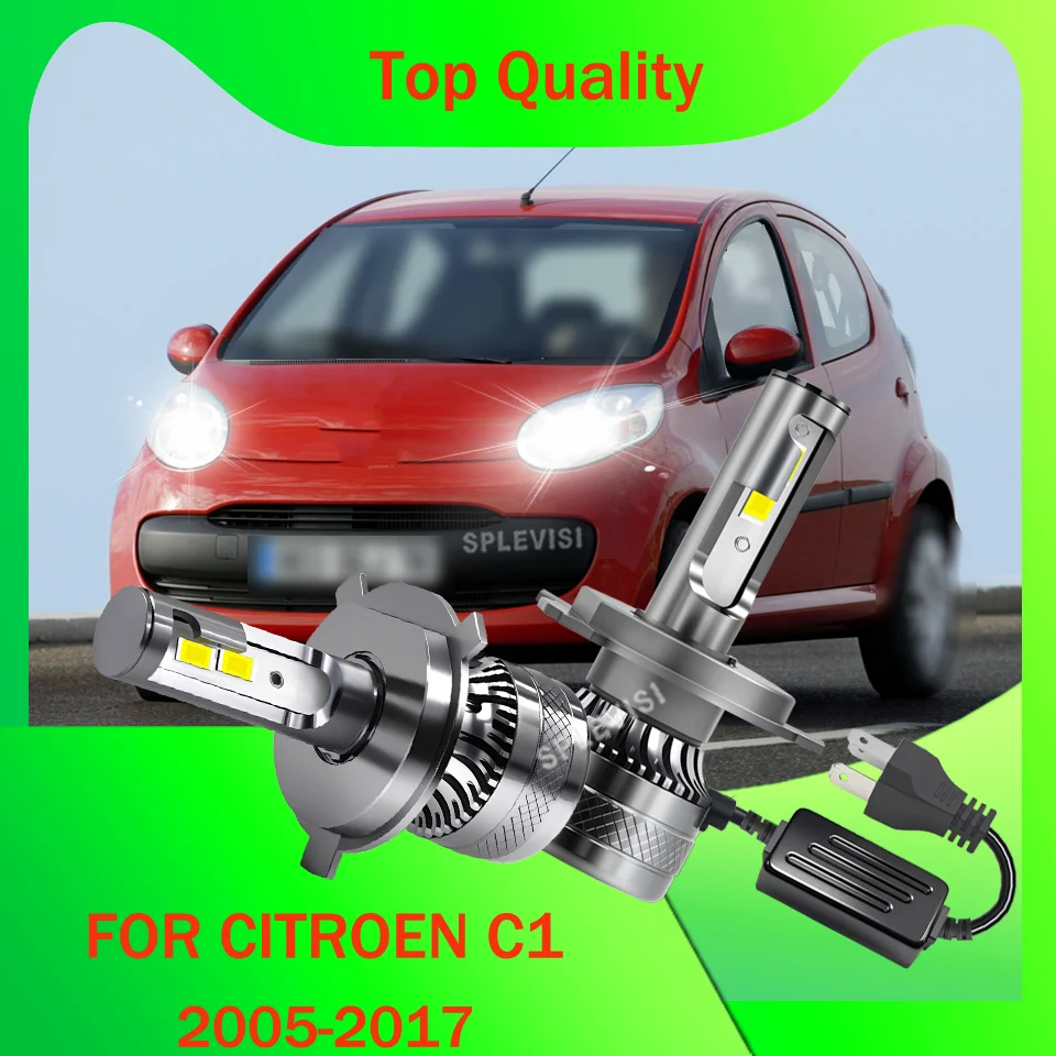 

Shockproof Car Headlamp H4 9003 LED Headlight 20000LM For CITROEN C1 2005 2006 2007 2008 2009 2010 2011 2012 2013 2014 -2017