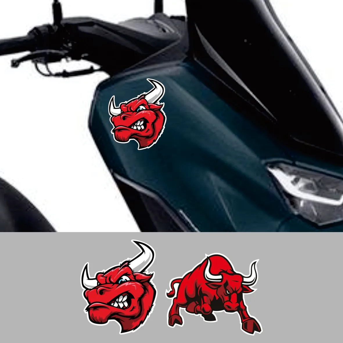 Red Angry Spanish Bull Vinyl Stickers Decal Decor For IPad Bicycle Motorcycle Accessories Laptop Helmet Trunk Wall