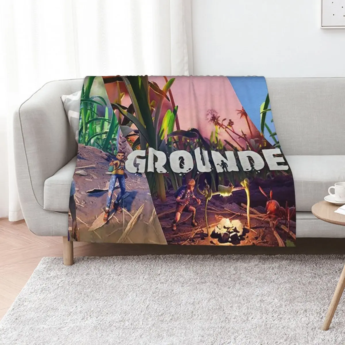 Grounded Throw Blanket Luxury Custom Cute Beautifuls Soft Big Kid'S Blankets