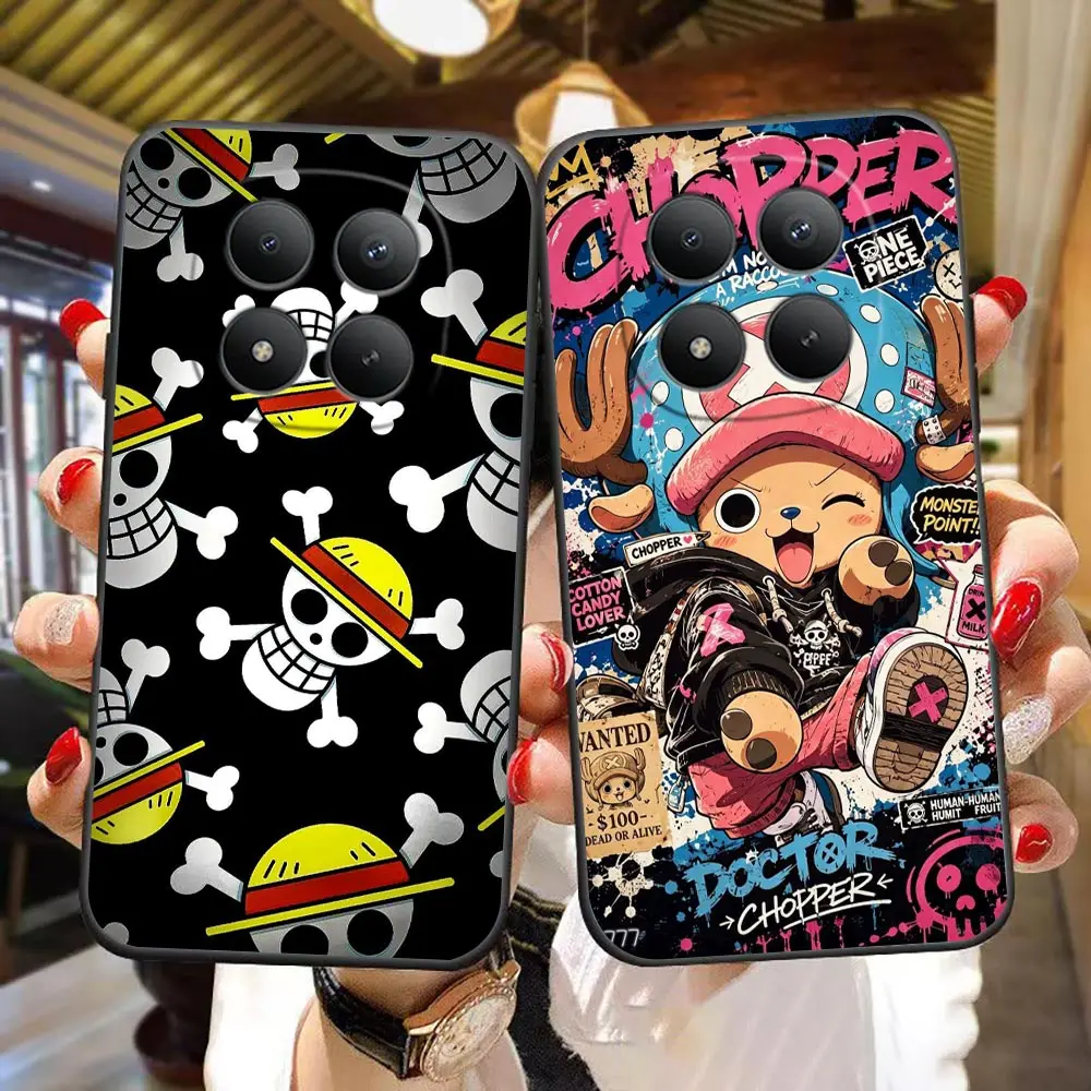 Phone Case For Xiaomi Redmi Note 15 14 13 12 12S 11 11T 11S 10 10S 9 Pro PLUS TPU DIY Funda Shell Cover Luffys Zorro Chopper Ace