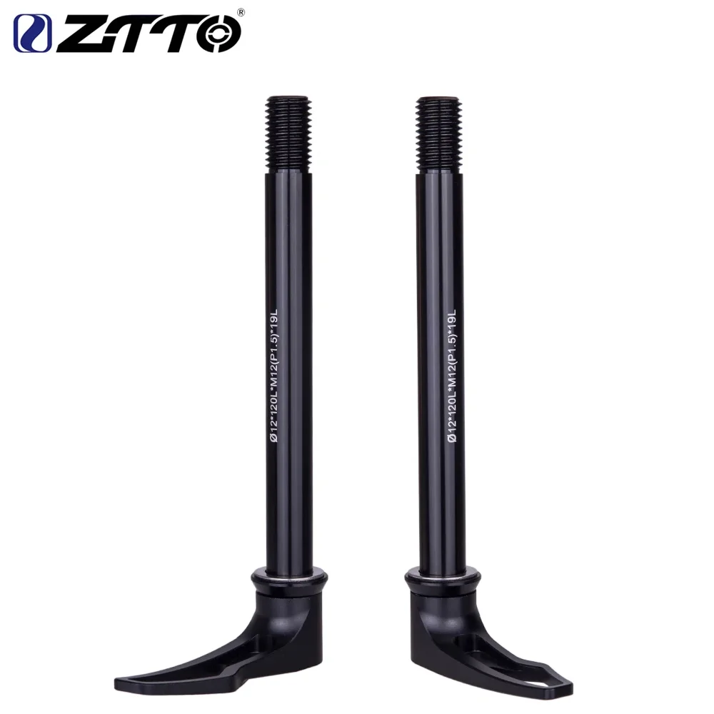 ZTTO MTB 쓰루 액슬 로드 바이크 샤프트 프론트 허브 리어 허브 스큐어 12mm 15mm 휠 액슬 허브 샤프트 12x142 12x148 프론트 12X140 포크