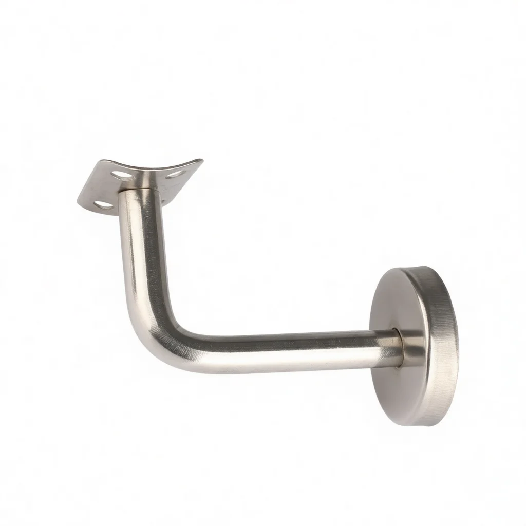 Stair Railing Bracket 201 Stainless Steel Solid Wall Support Holder Balustrade Hardware Modern Component Home Improve