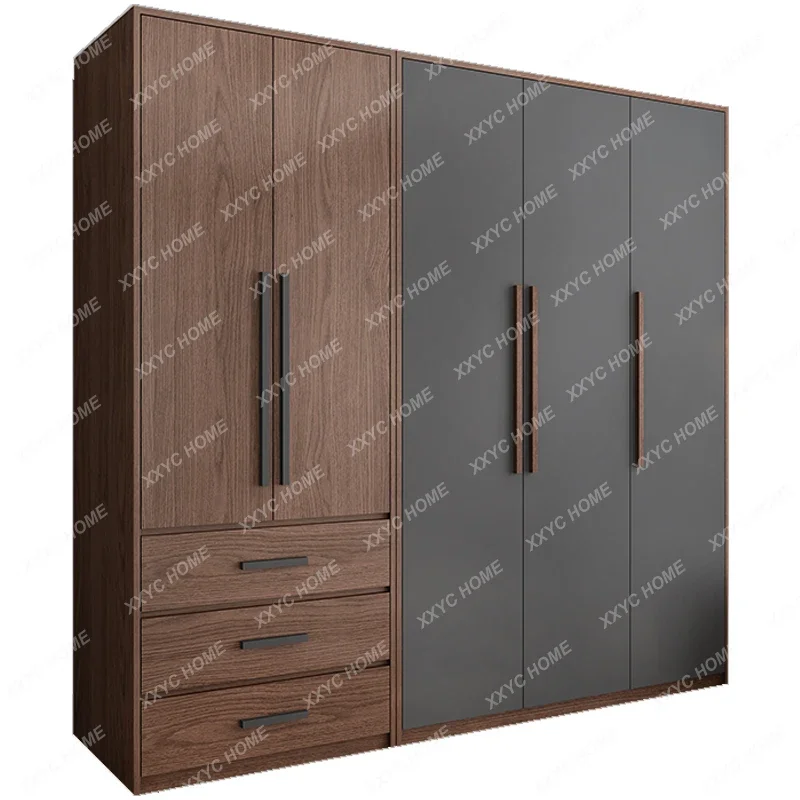 Y Black Modern Handles Wardrobes Design Eco Doorable Organizer Closet Wardrobe Bedroom Storage Clothes Armario Bedroom Furniture