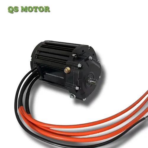 QS 138 V3 90H 4000W 고토크 전기 오토바이 모페드 EV PMSM 미드 드라이브 모터, 내부 기어박스 포함