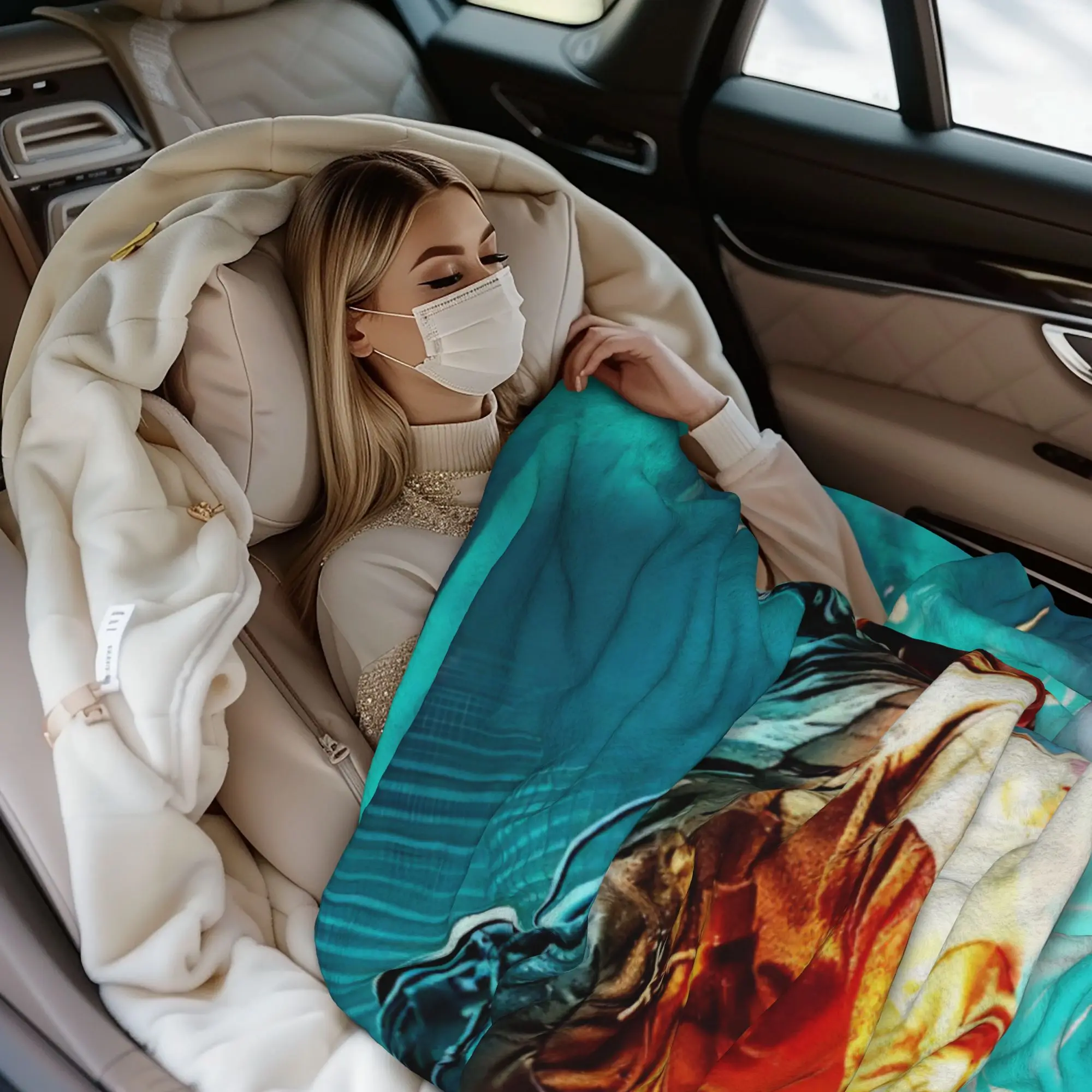 لعبة جندي فئة ساحة المعركة BF6 بطانية إطلاق النار الفانيلا رهيبة لينة رمي البطانيات للمنزل الشتاء في الهواء الطلق #2