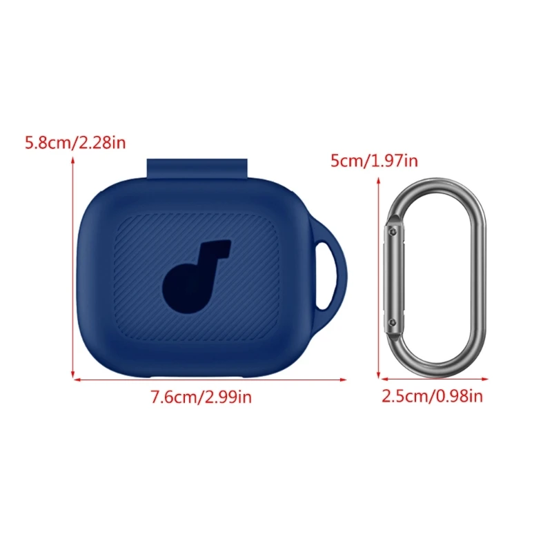 Wireless Earphone Protective Case For Anker Soundcore C30i Earbud Soft Silicone Sleeve Shockproof&Dustproof Cover