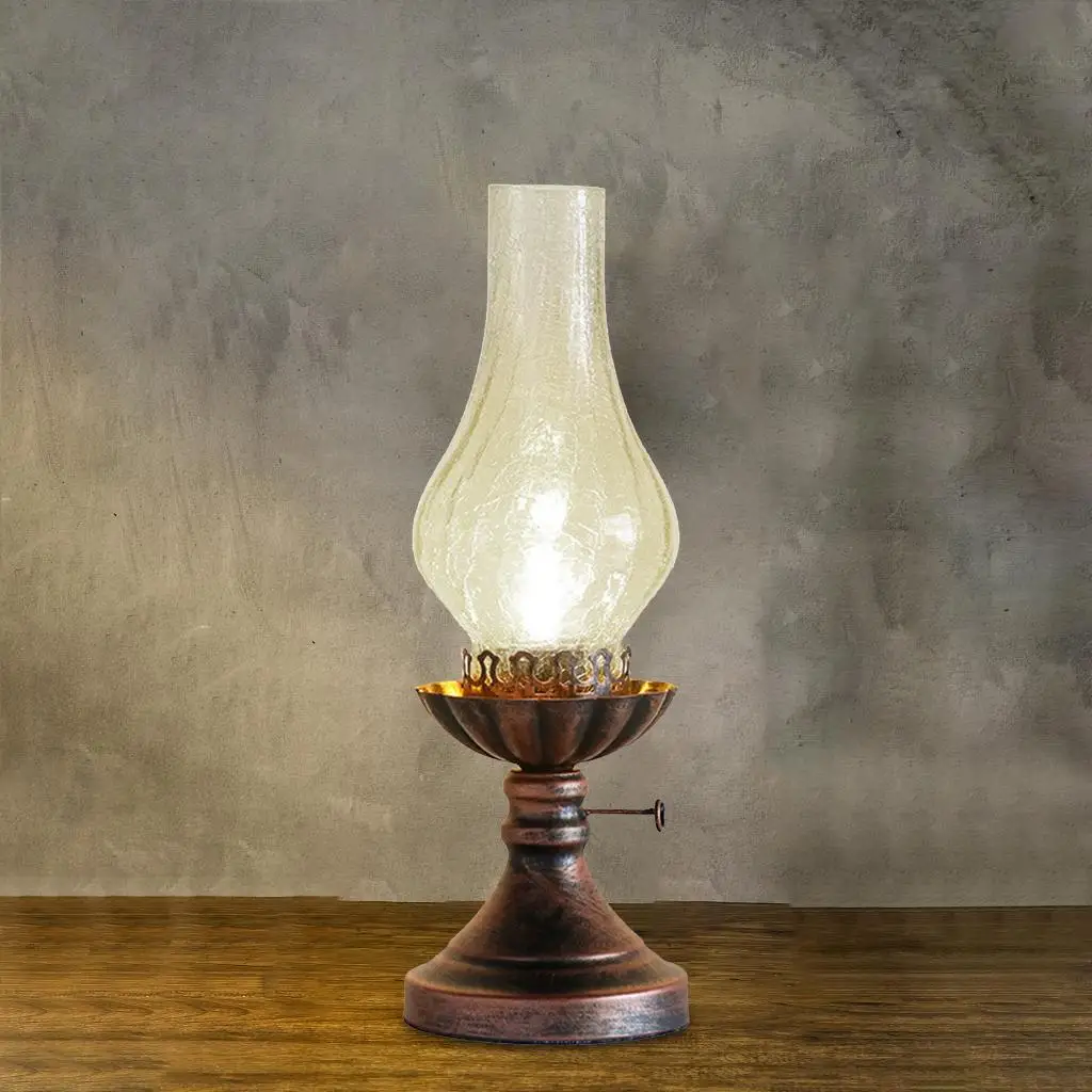 Oil Lamp Chimney Kerosene Lamp Shade Glass Shade Wall Shade Replacement Accessories for Kitchen Home Living Room Cafe Fireplace