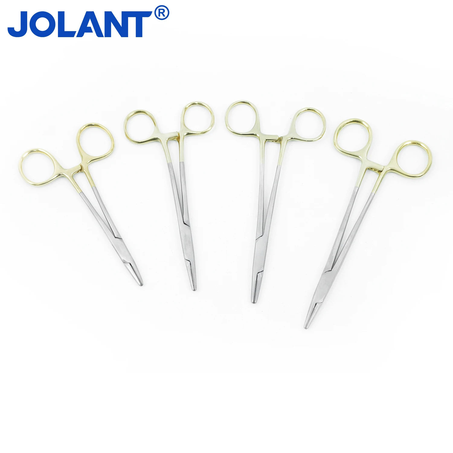 JOLANT Dental Gold Plated Handle Needle Holder Pliers High Quality Stainless Steel Orthodontic Forceps Surgical Instrument