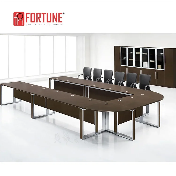 2022 Training Room Combination U-Shaped Wooden Conference Table